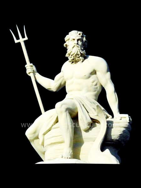 Famous Neptune Poseidon stone statue DSF-CD70