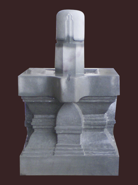 Linga Yoni Cham Hindu Stone Sculpture  DSF-CP70