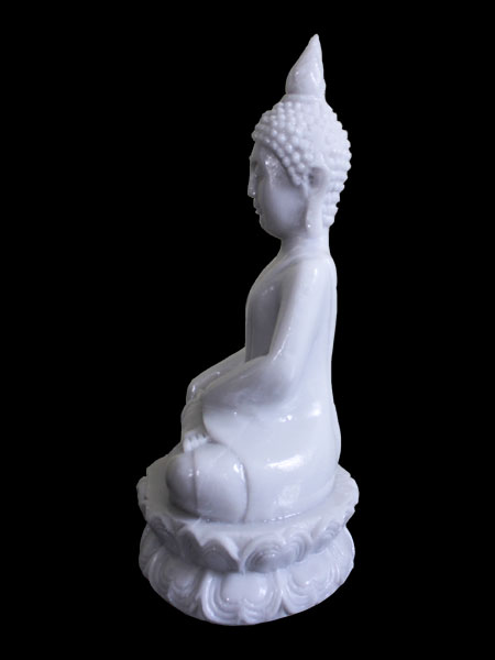 Meditating Thai Buddha Resin Figurine
