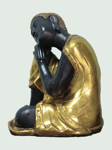 Sleeping Buddha resin statue