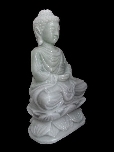 Small Sitting Shakyamuni Buddha Marble Statue