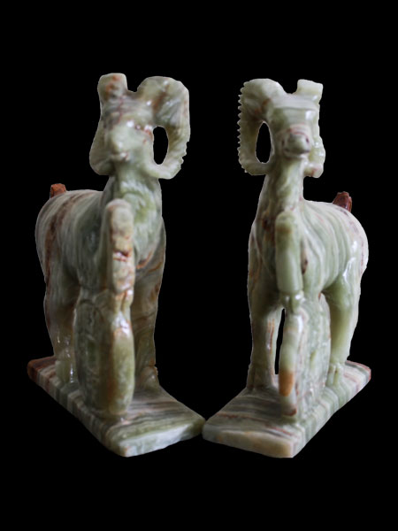 Goat Onyx Statue