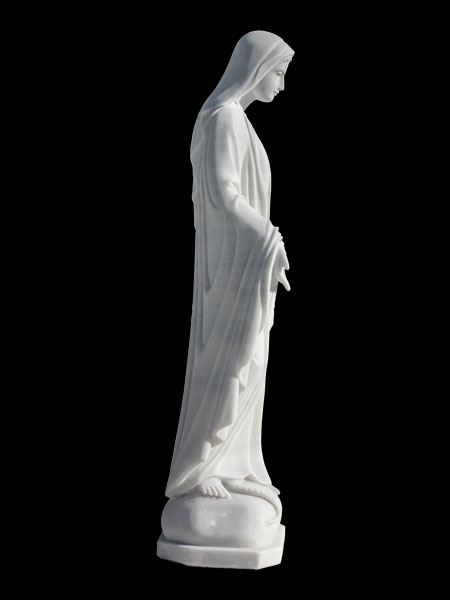 Our Lady of Grace stone statue